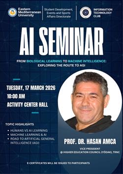 Yapay Zeka Semineri - Prof. Dr. Hasan Amca