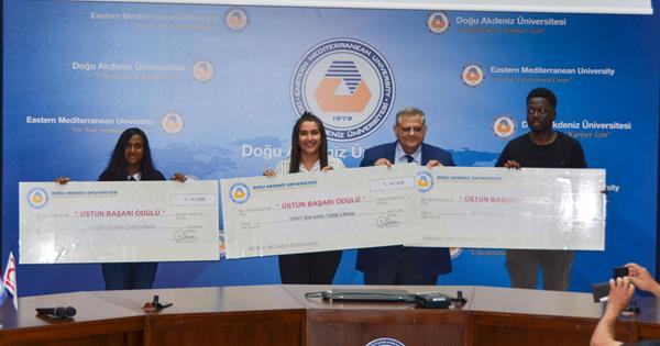 EMU Presents Successful Students with Cash Award for the First Time